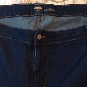 Plus size wide leg jeans